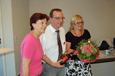 V.l.n.r.: Elvira Drobinski-Weiß, MdB, Uwe Hengherr, Manu Bergmaier